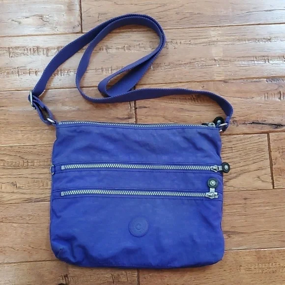 Kipling Alvar medium purple crossbody bag - Picture 1 of 10